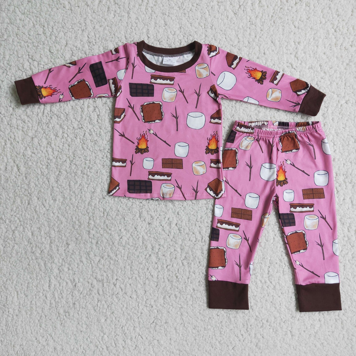 Girls long sleeve  pajama sets