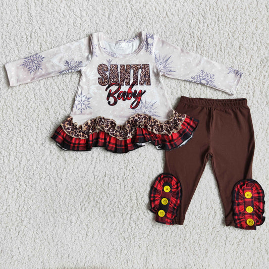 Santa baby Xmas outfit