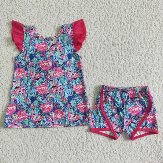 Infant baby girls summer outfit