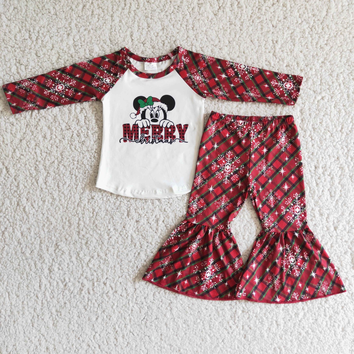 Baby girls 2pcs Christmas clothing set