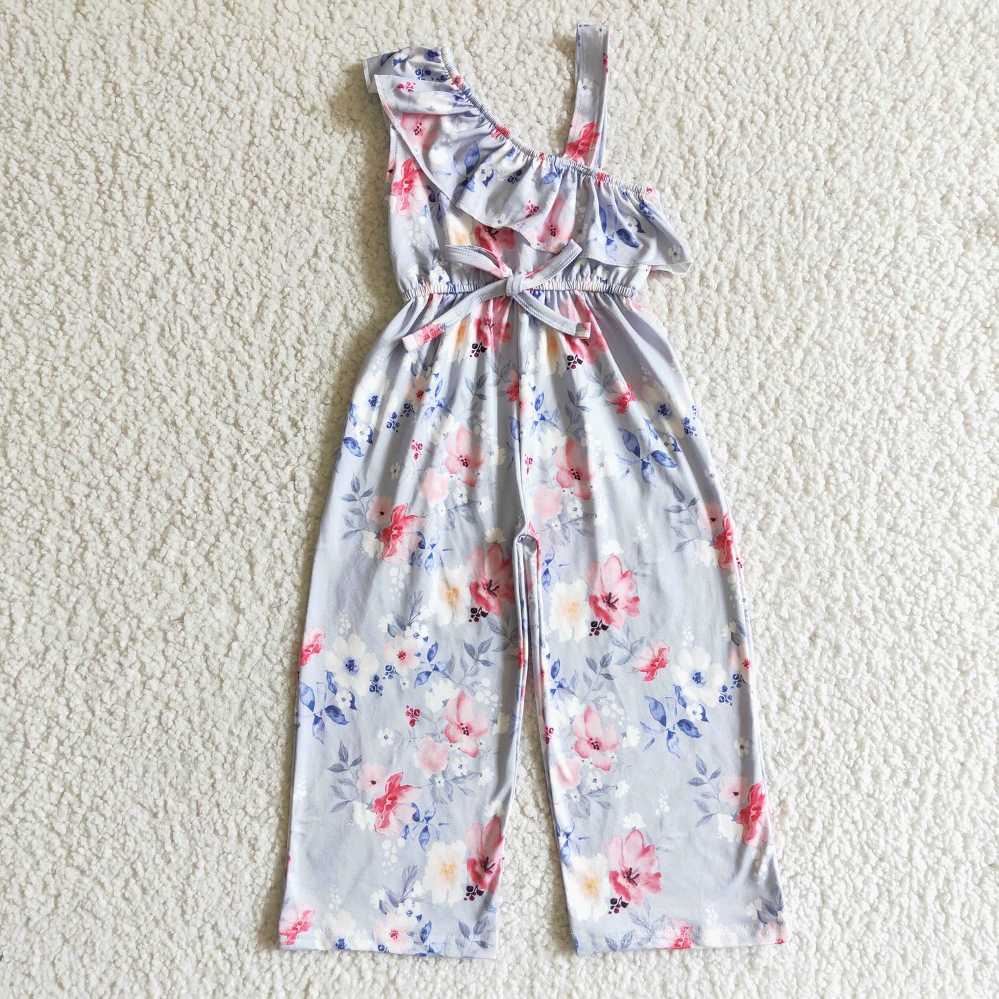 Kids floral overall baby girls summer jumpsuit