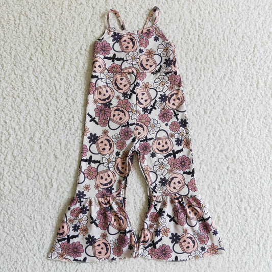 kids Halloween PUMPKIN jumpsuit