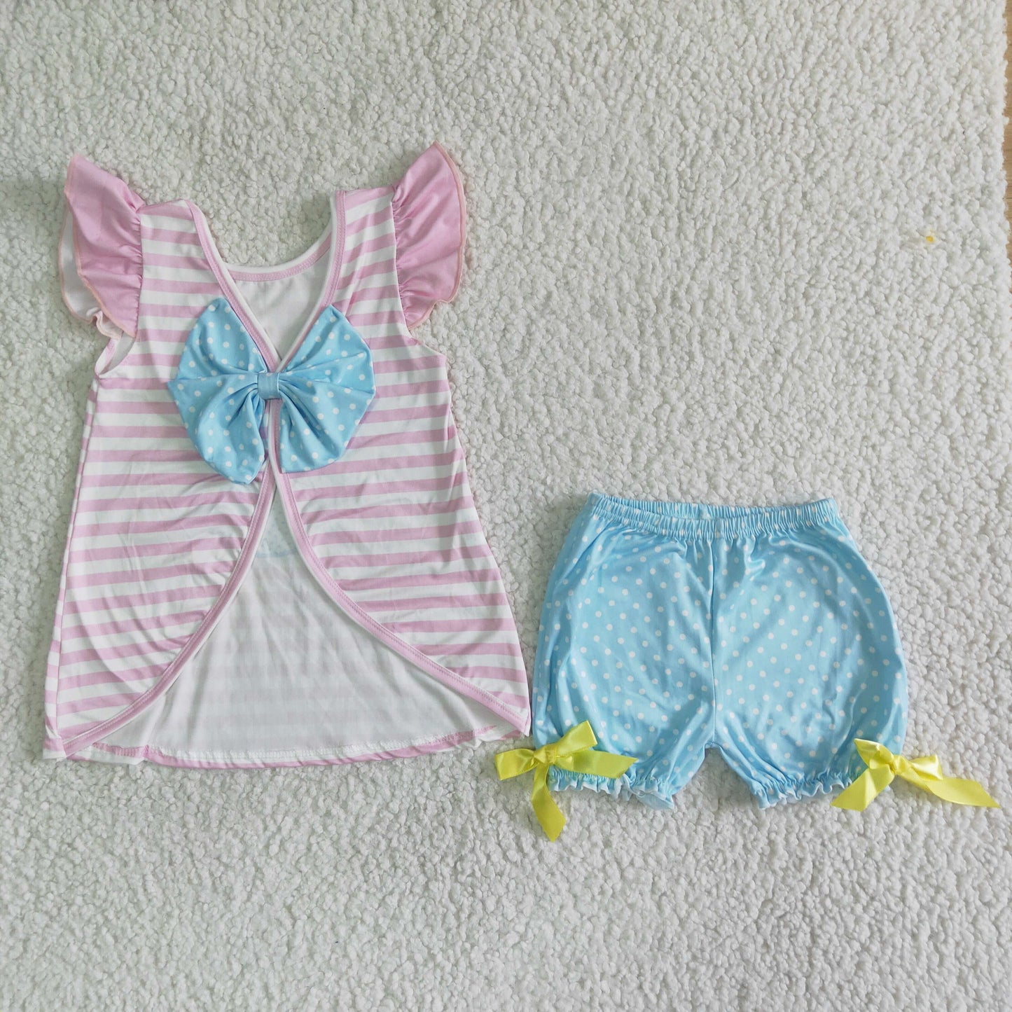Baby girls Easter design short outfit