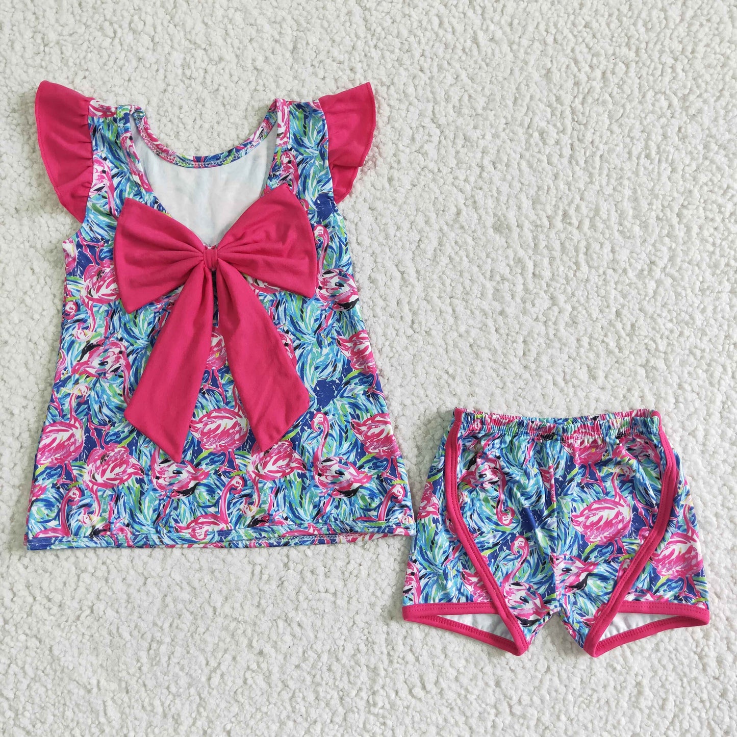 Infant baby girls summer outfit