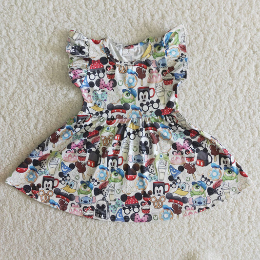 baby girls short sleeve dress